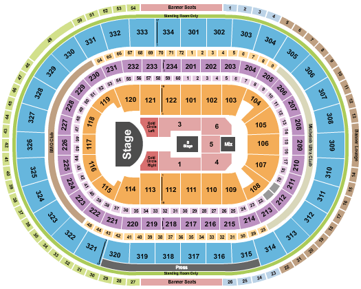 United Center Rosalía Seating Chart